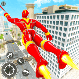 Rope Robot Hero Superhero Game