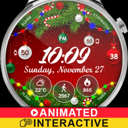 Christmas Lights Watch Face